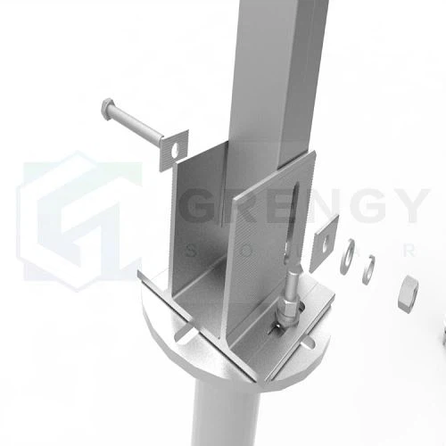 PV Double Poles Solar Racking ground mount racking PV Double Poles Solar Racking ground mount racking