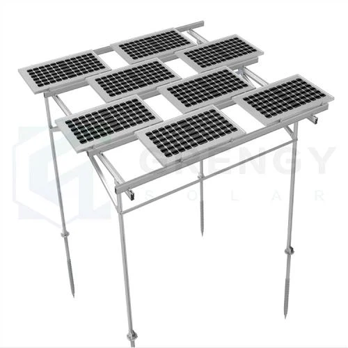 Agri-Solar Mounting System display Agri-Solar Mounting System display
