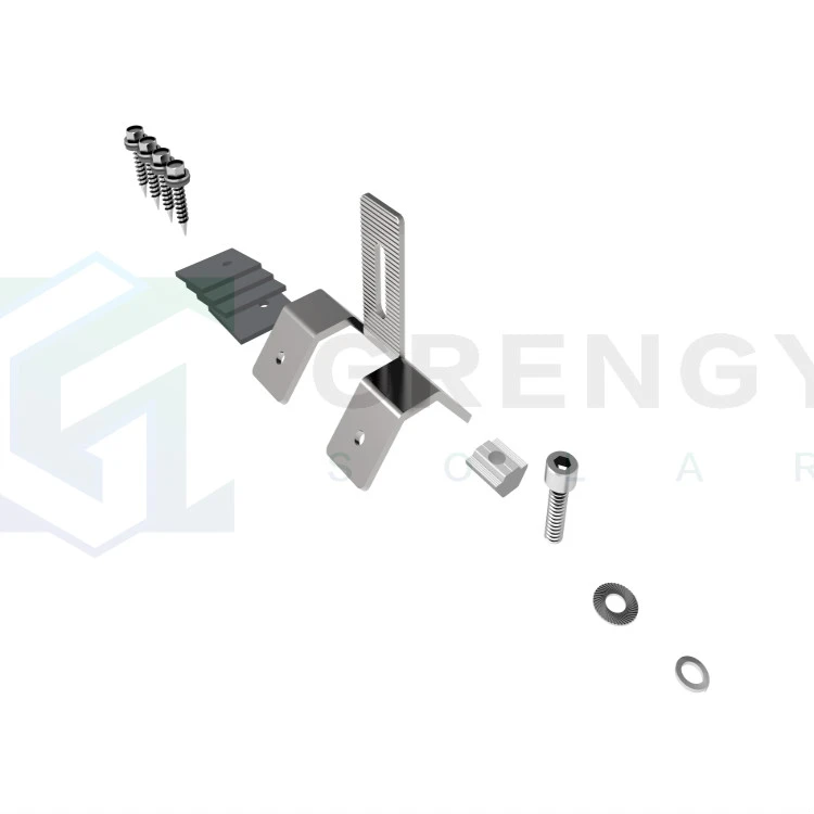 Trapezoid Metal Roof Hook for Solar Racking System