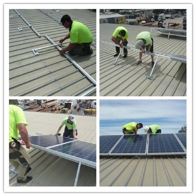 Photos for solar project installation