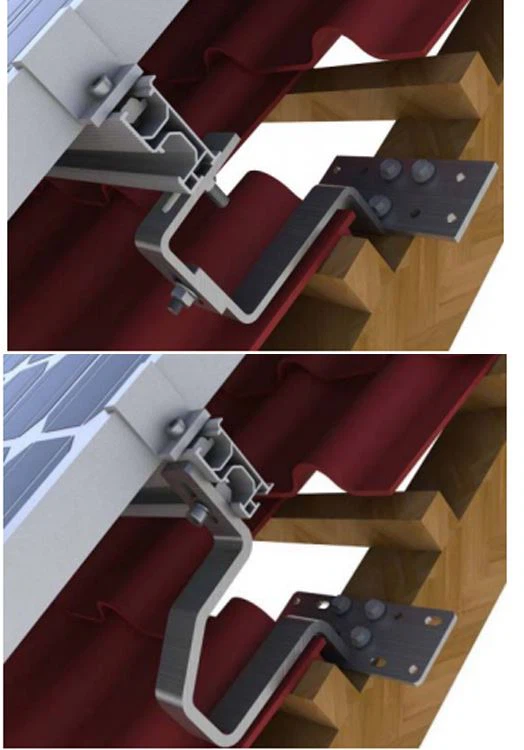 adjustable solar hook for tile roof racking