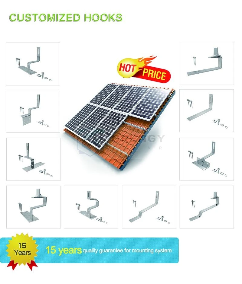 Grengy solar hooks Grengy solar hooks
