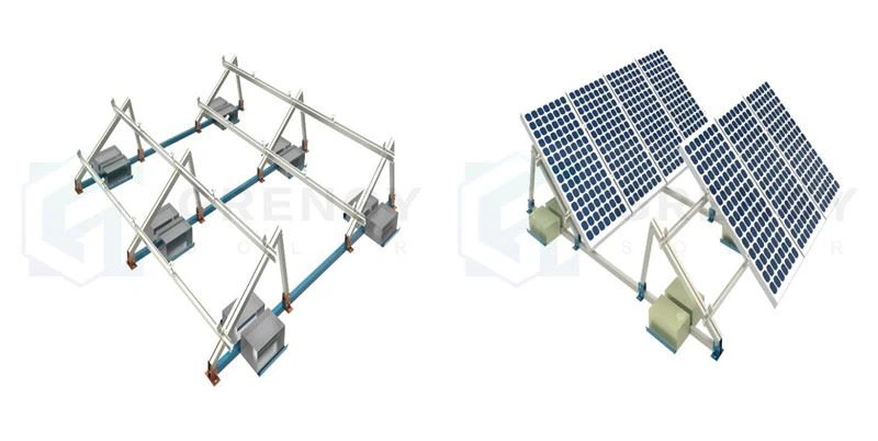 solar ballast matrix system