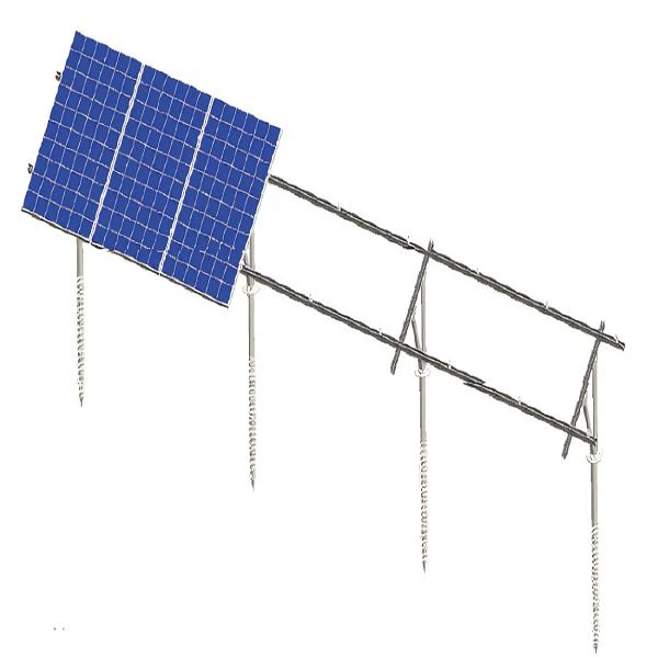 Ground Screw Structure With Single Pole ground screw racking with single pole