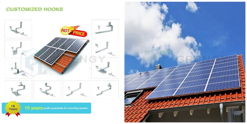 solar hook mounting system for tile roof solar hook mounting system for tile roof