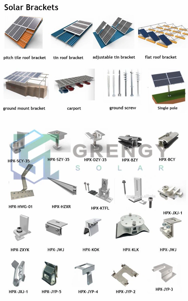 Factory sale Trapezoidal Metal Roof Clamps for Solar Panel
