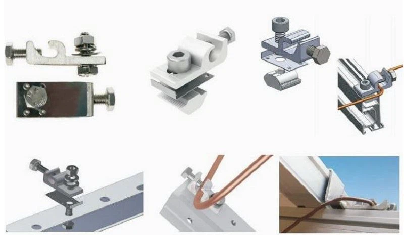 Grounding lug for solar mounting system Grounding lug for solar mounting system