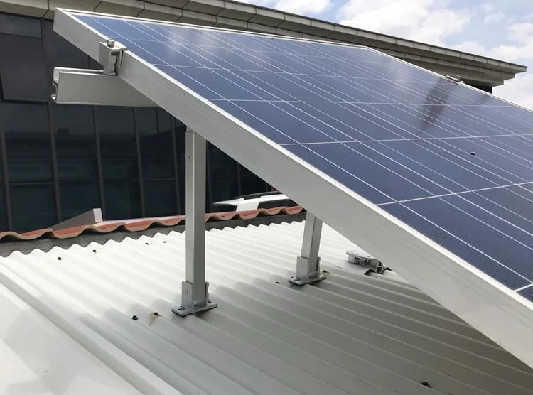 Adjustable Solar Panel Clamp application Adjustable Solar Panel Clamp application