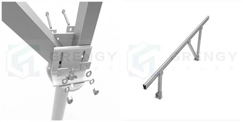 ground solar mounting structures