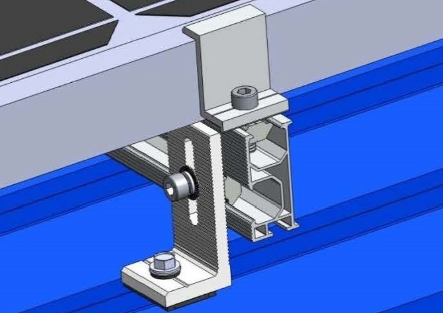 Customized L Feet Solar Metal Roof Mounting Structure Suppliers ...