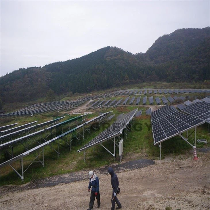 DoubleColumn Solar Ground Mounting Structure