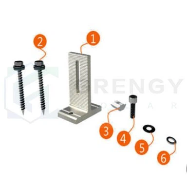 T-Feet Solar Clamps For Metal Roof