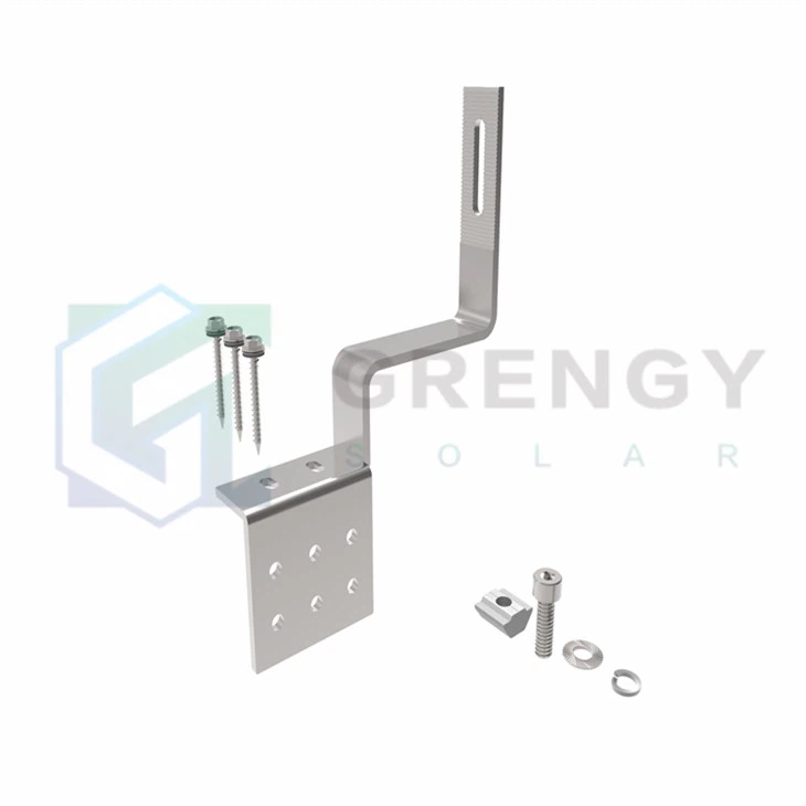 Roof hooks for solar panel