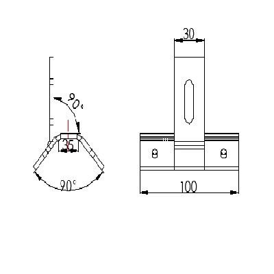 Trapezoidal solar clamps for solar mounting