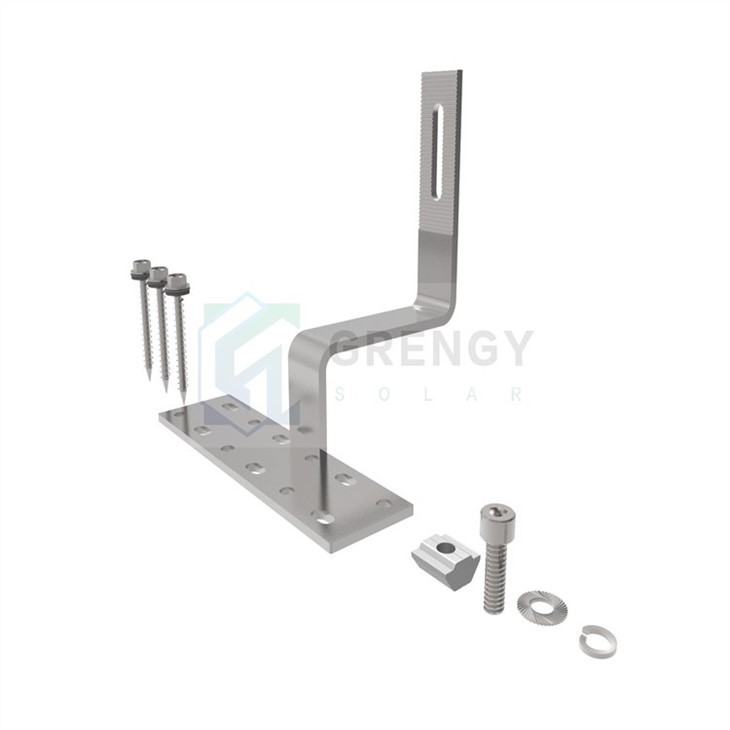 Tile Roof Hooks & Brackets For Solar Panel Side Mounted