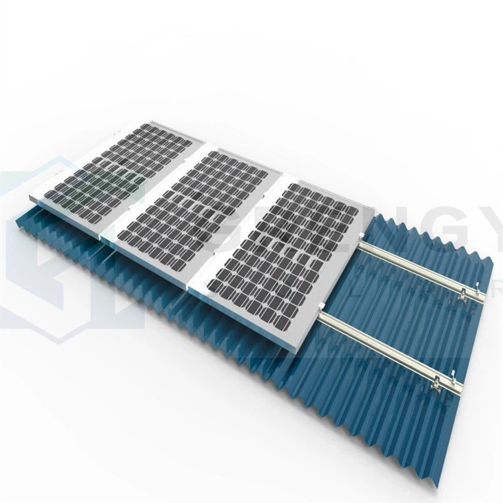 solar panel metal roof clamps to fix panels