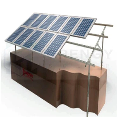 Piling Double Poles Mount Structure