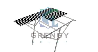 Steel Pile Foundation Solar Ground Mounting System