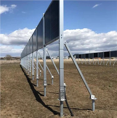Vertical Structures Solar Farm Racking System