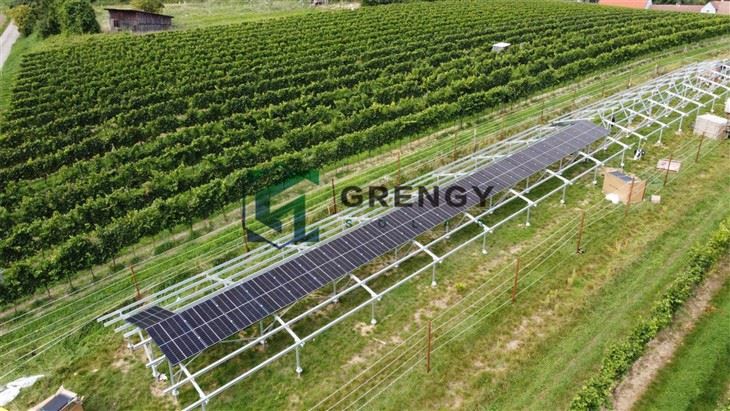 Solar Agricultural Greenhouse Mounting Bracket System