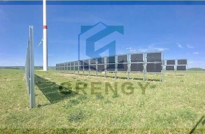 Vertical Solar Mounting Structure