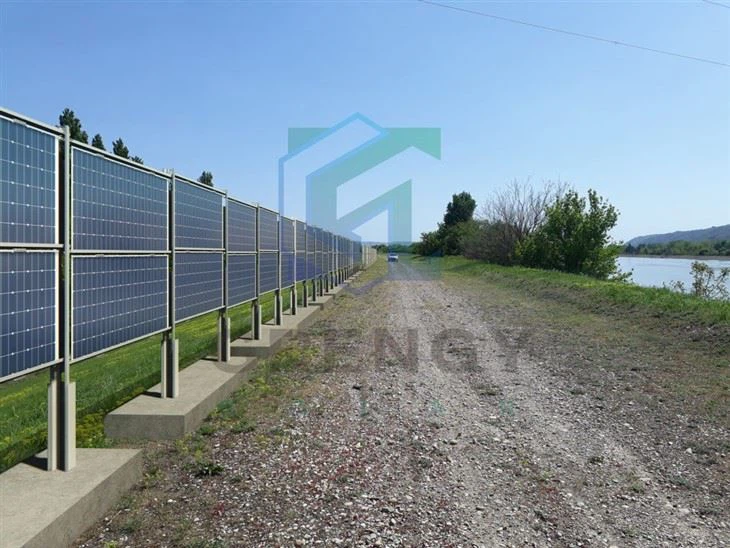 Vertical Solar Mounting Structure