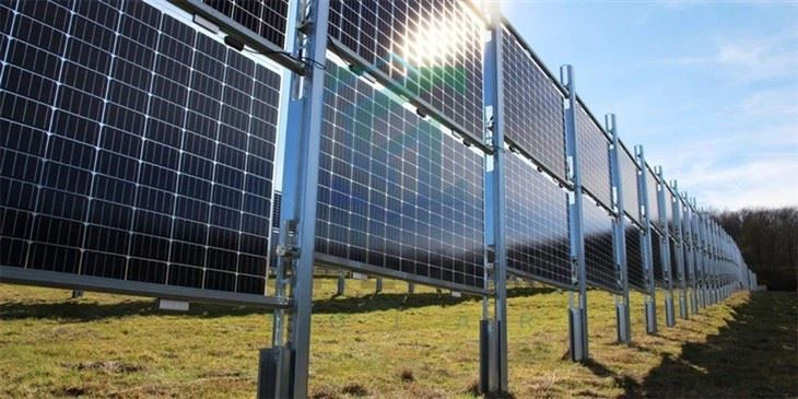 Vertical Solar Mounting Structure