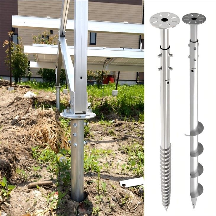 HDG Q235 Steel Ground Screw high quality