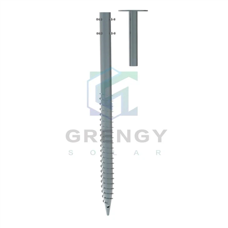 Adjustable Ground Screw Anchor For Solar Power Plant