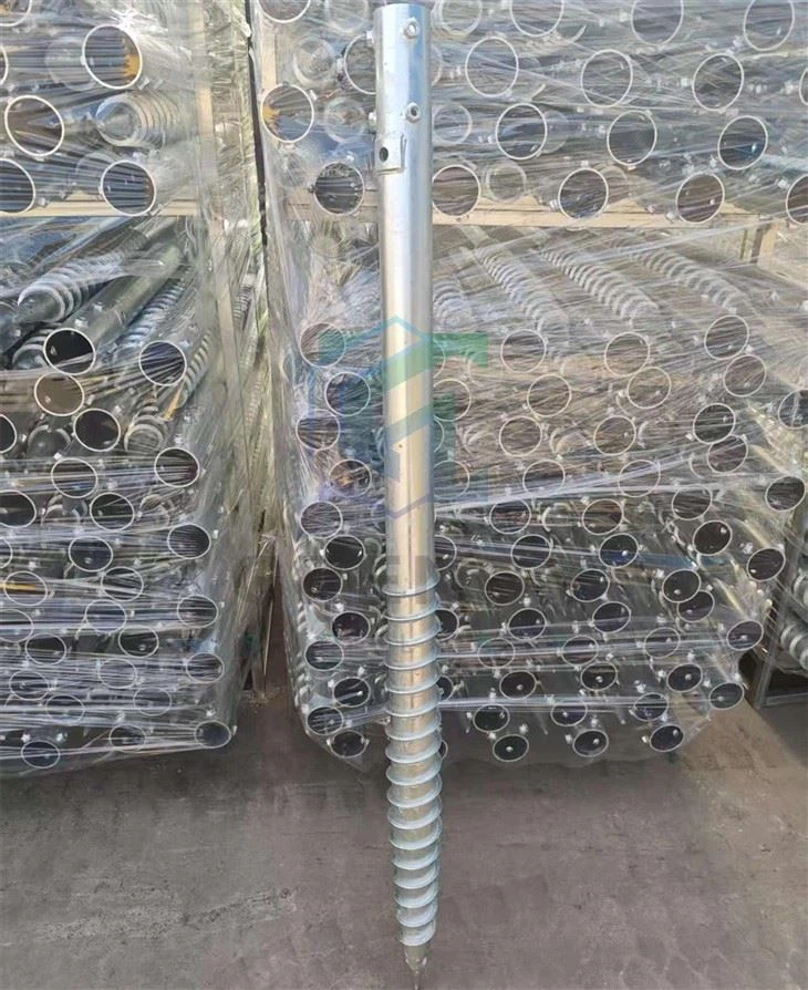 Adjustable Helical Piles For PV factory
