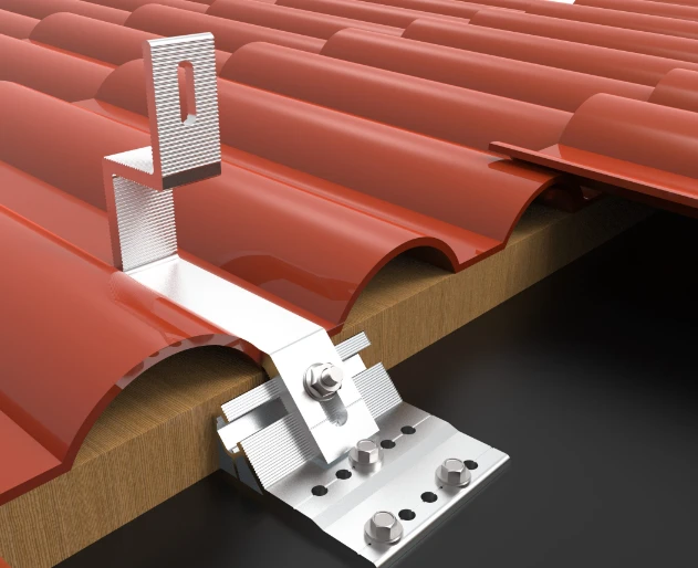 Adjustable Solar Hook For Tile Rooftop