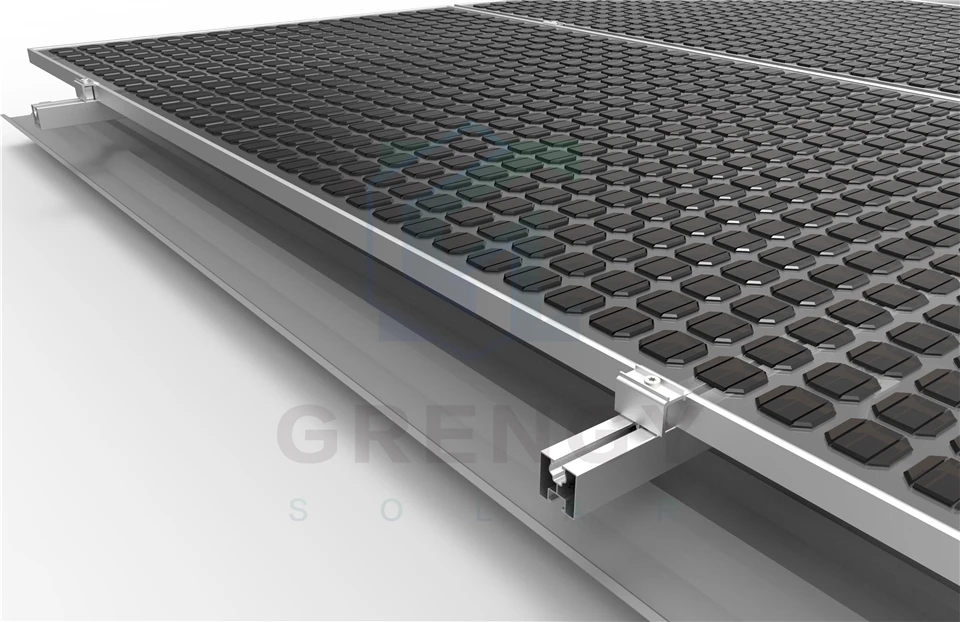 Aluminum Profile Frame Solar Rail For Solar Power Energy Mounting System suppliers