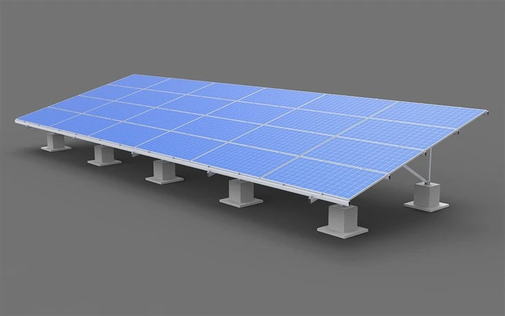 Aluminum PV Ground Mounting Structure high quality
