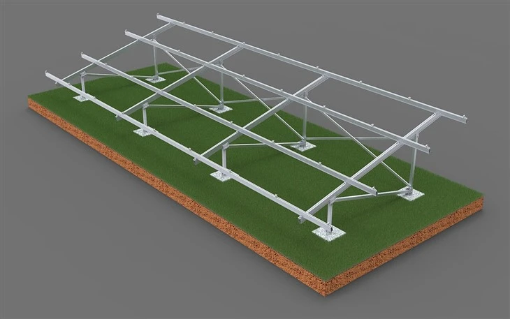 Aluminum PV Ground Mounting Structure factory