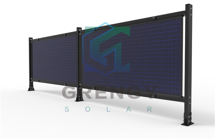 Bifacial Solar Fence