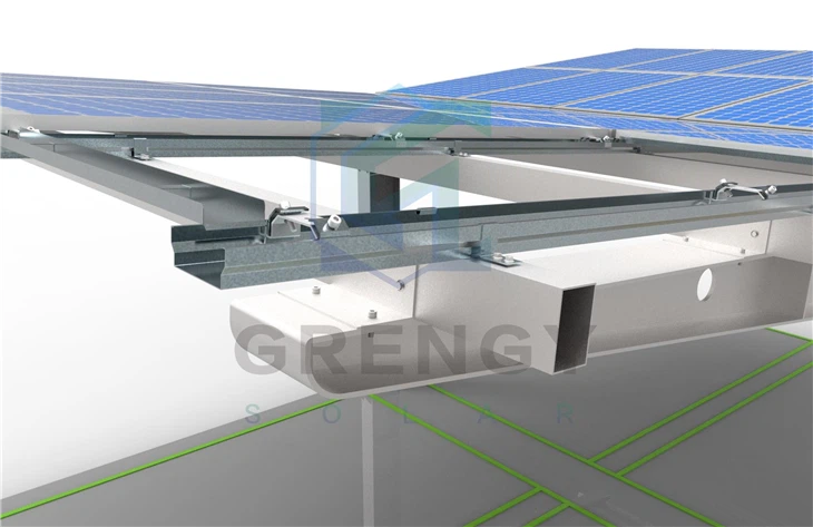 Commercial HDG Solar Carport Structures - Low Maintenance, Long Life suppliers
