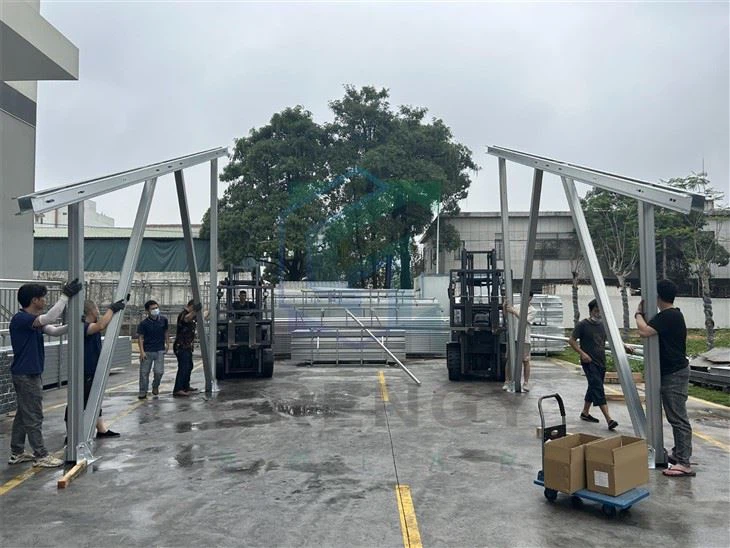 Commercial Solar Carports Built To Last: Low-Maintenance Zn-Al-Mg Frames price