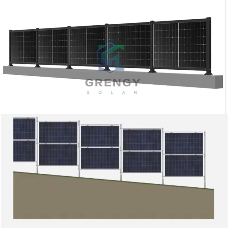 Concrete Base Vertical Solar Mounting high quality