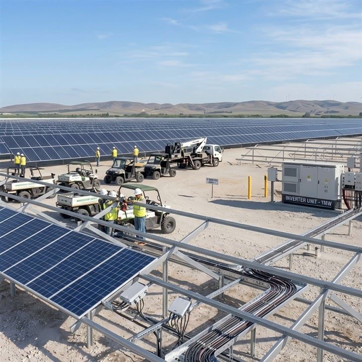 Fixed-Tilt Ground Mount Solar Racking System
