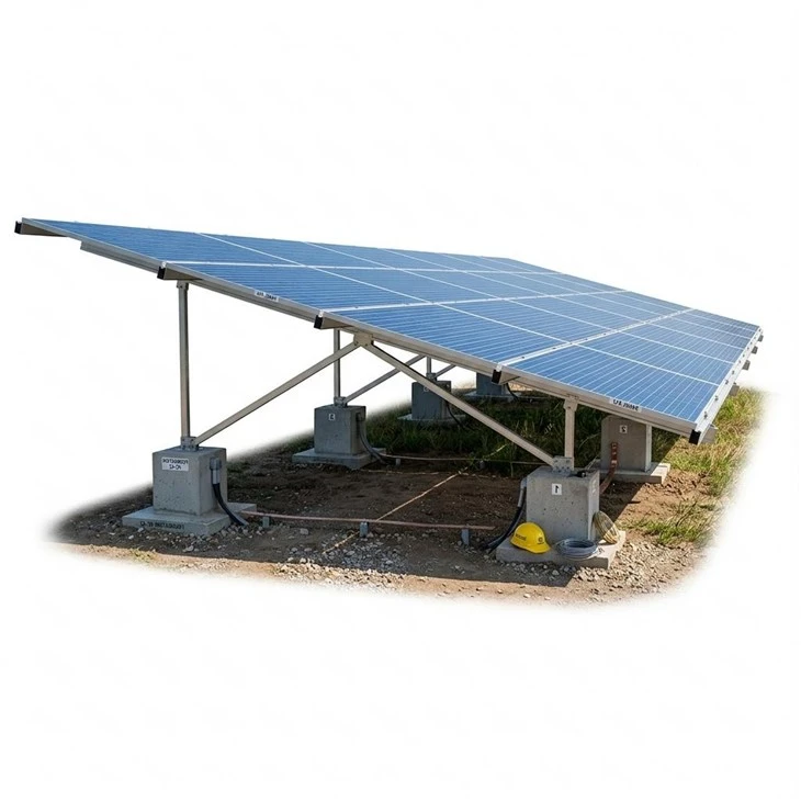 Fixed-Tilt Ground Mount Solar Racking Systems