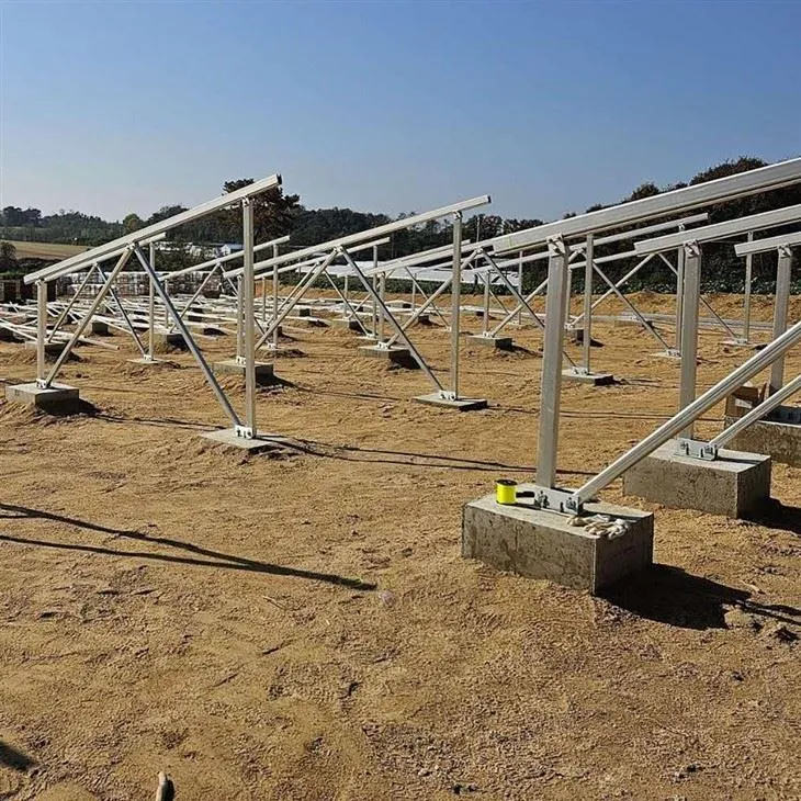Fixed Tilt Solar Ground Mounting System With Concrete Base high quality