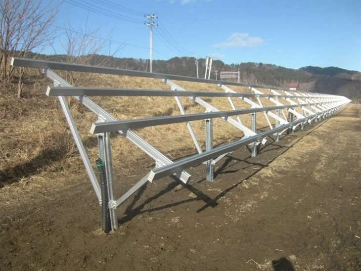 Galvanized Iron Structures For Solar Panel