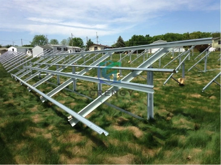 Galvanized Iron Structures For Solar Panel