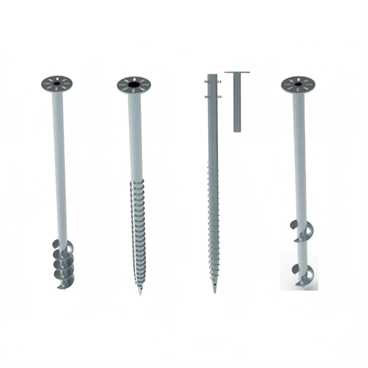 Galvanized Steel Ground Screw Anchor