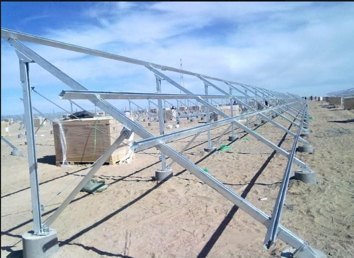 Galvanized Steel Solar Ground Mount factory