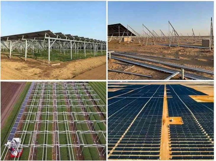 Galvanized Steel Solar Ground Panel Structure