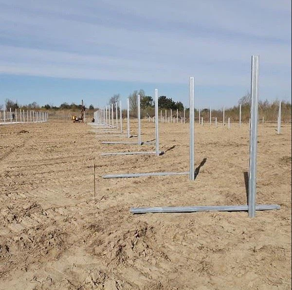 Galvanized Steel Solar Ground Panel Structure