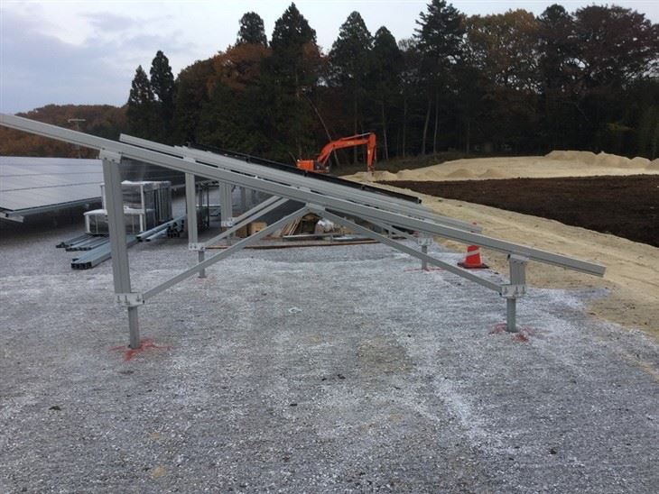 Ground Aluminum Solar Mounting Structure high quality