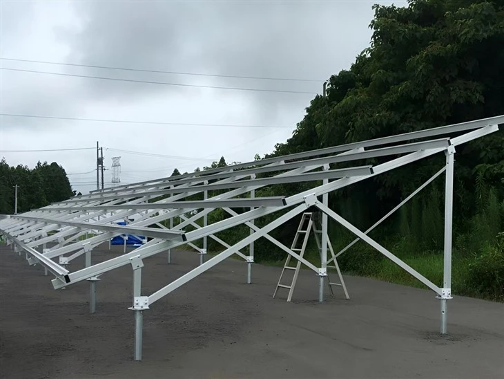 Ground Mount Aluminum Solar Racking factory