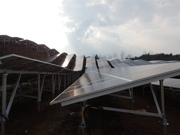 Ground Mount Aluminum Solar Racking high quality